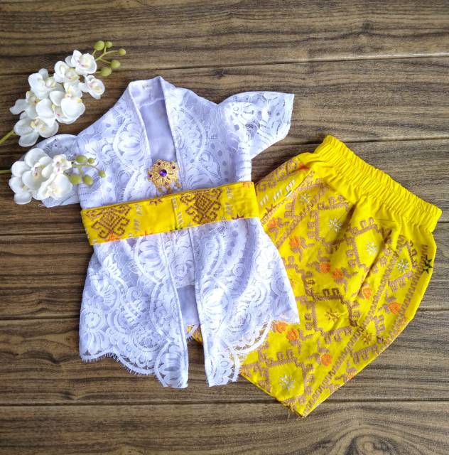 0-2 tahun free bandana SET KEBAYA FURING+KAMEN OBI ANAK