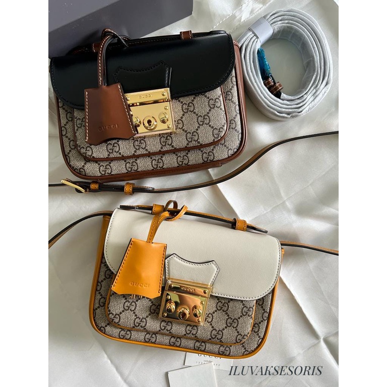 TAS WANITA BRANDED GUCCI PADLOCK MINI