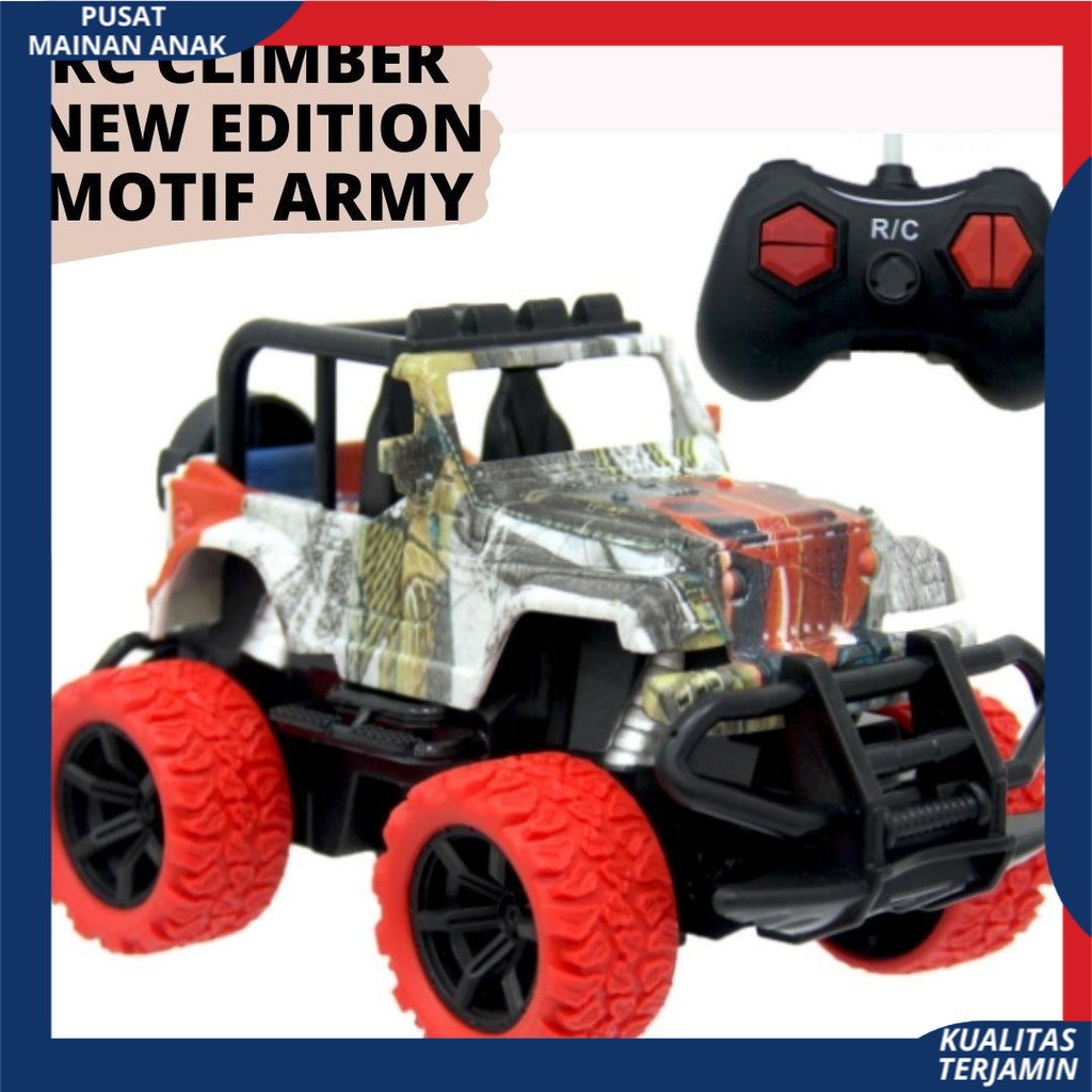 Mainan Mobil Remot Kontrol / RC Rock Crawler Mobil Remote Kontrol Jeep Off Road Mini TERBARU