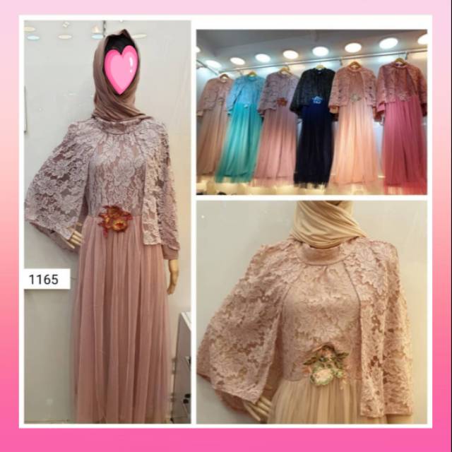 Gamis brokat premium / dress brokat / gamis pesta brukat/ gamis Sultan brokat