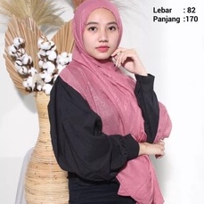Pashmina Hijab Zara 170cm x 83cm / Jilbab Pasmina Emboss
