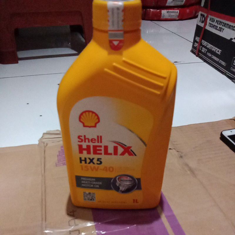 OLI SHELL HELIX HX5 ISI 1LITER ASLI SHELL ORIGINAL