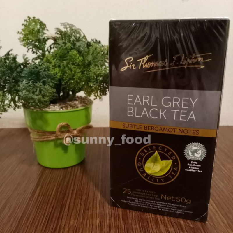 

lipton earl grey black tea