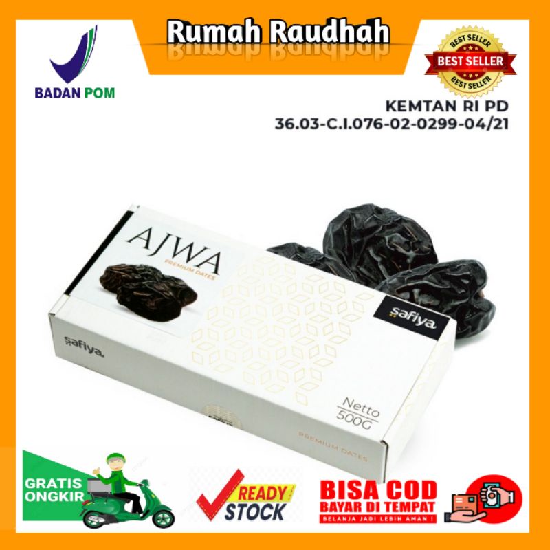 

KURMA AJWA SUPER SAFIYA 500 GRAM ASLI MADINAH - KURMA NABI KAYA MANFAAT