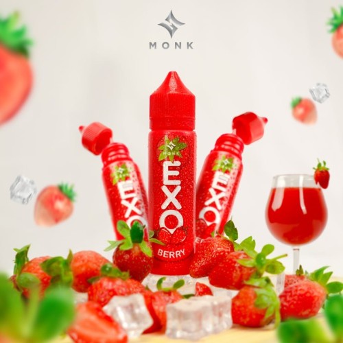EXO BERRY STRAWBERRY BY MONK CLOUD 3MG 60ML E-LIQUID