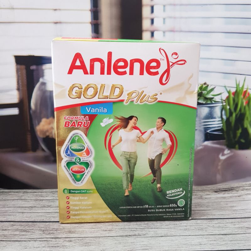 

Anlene Gold Plus Formula Baru 650gr - Susu Tinggi Protein dan Rendah Lemak