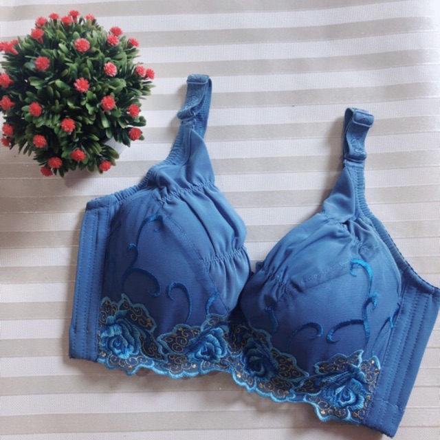 Bra (K-B29) BH / Pakaian dalam wanita / busa push up / BH Biru