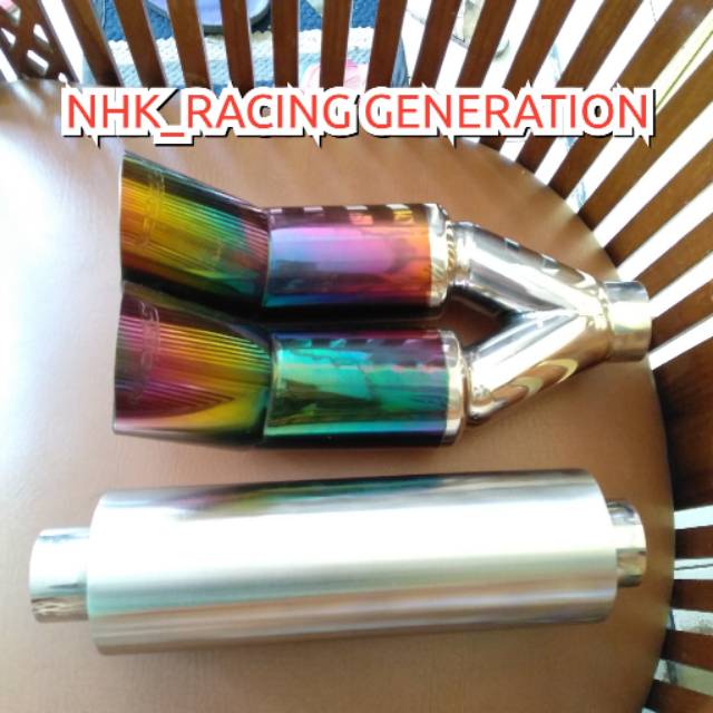KNALPOT MOBIL + RESONATOR 5ZIGEN PELANGI