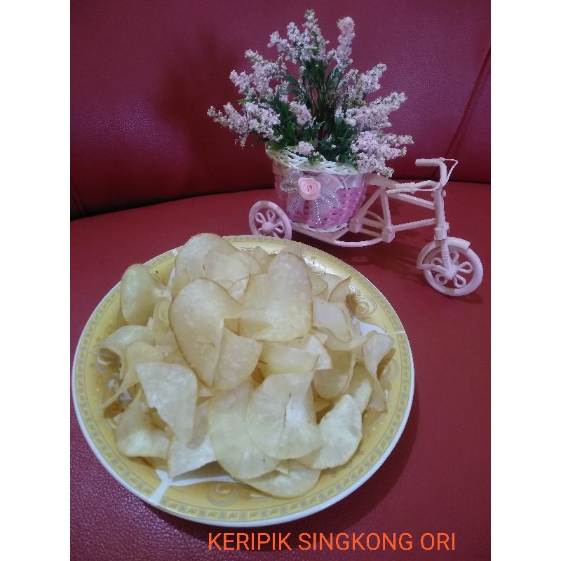 

250 gram KERIPIK SINGKONG ORI RASA ASIN GURIH