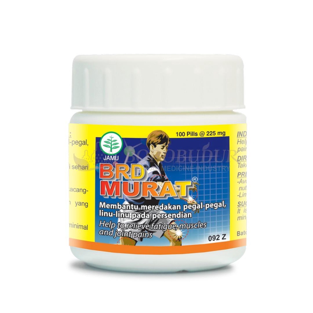 

BRD MURAT Botol 100 PIL - Herbal Meredakan Pegal-Pegal dan Linu