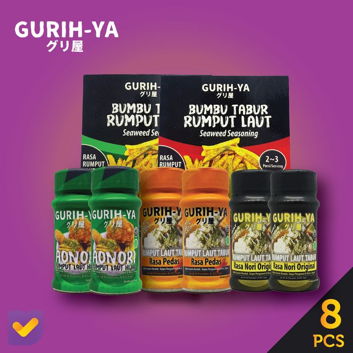 

SPESIAL PROMO - GURIH-YA SEAWEED NORI BOTTLES GIFT PACK / BUNDLE