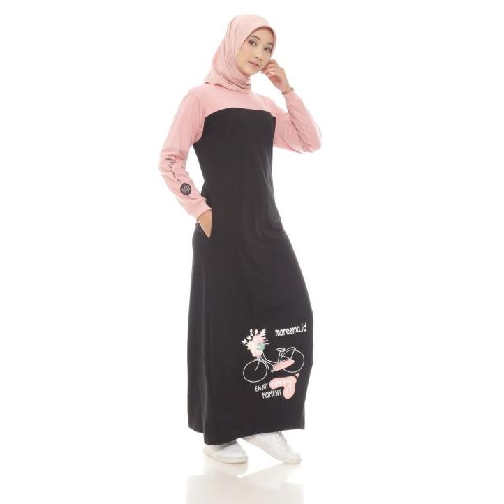 오빠 Gamis Kaos Busana Muslim Wanita Dress Muslimah wanita ini Terlaris