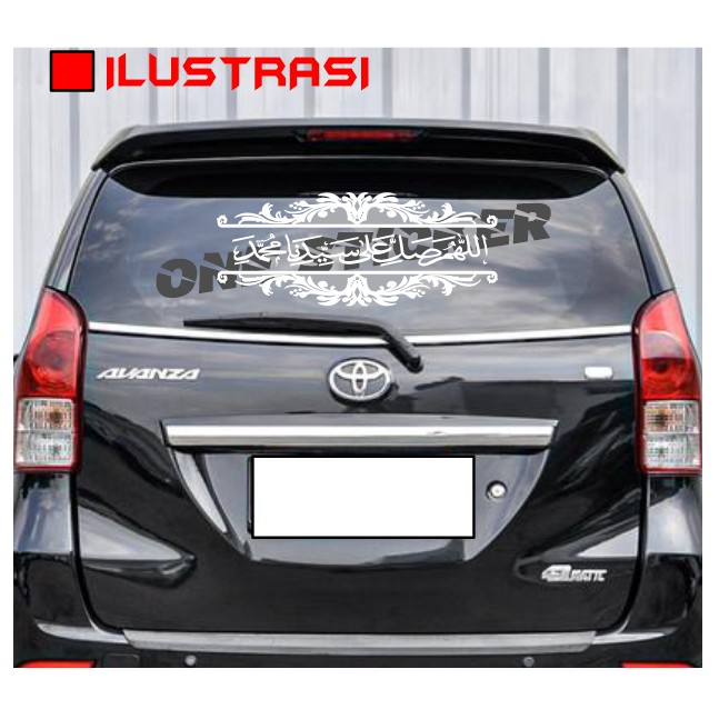 Ready Stock Cutting Sticker Stiker Kaca Mobil Sholawat Bus Mania STJ Series