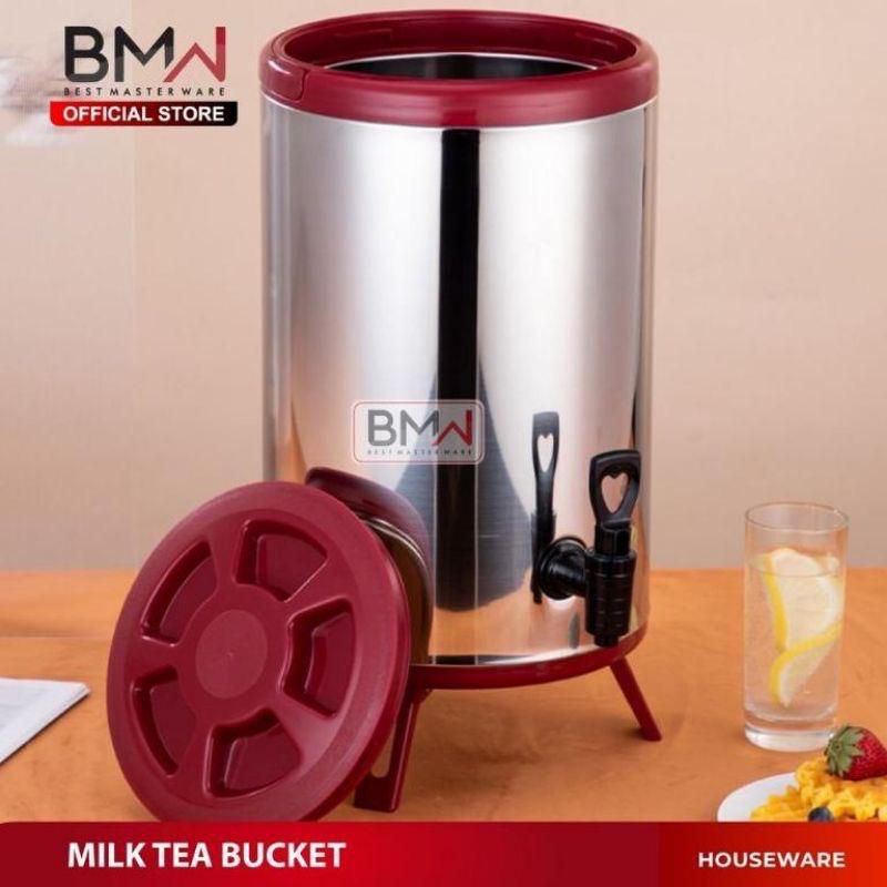 Milk Tea Bucket BMW Water Tank Dispenser 8 Liter
