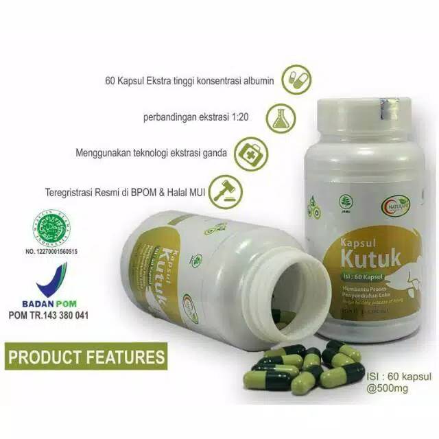 Kapsul Kutuk Premium Asli 100% Original Ikan Gabus