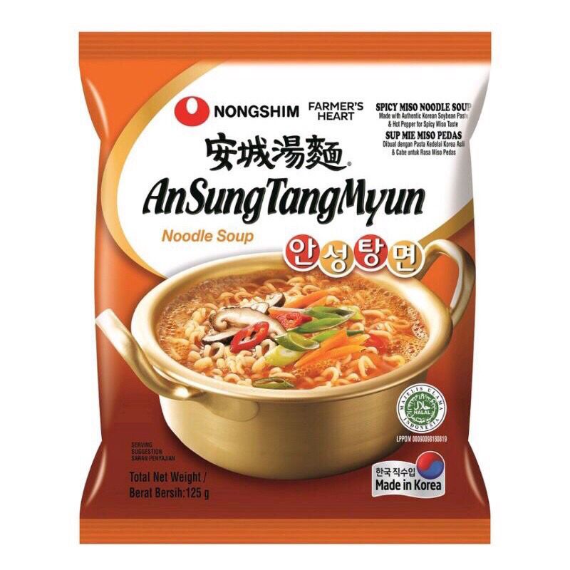 

AnsungTangMyung Noodle Soup Nongshim ( Halal ) - makanan korea