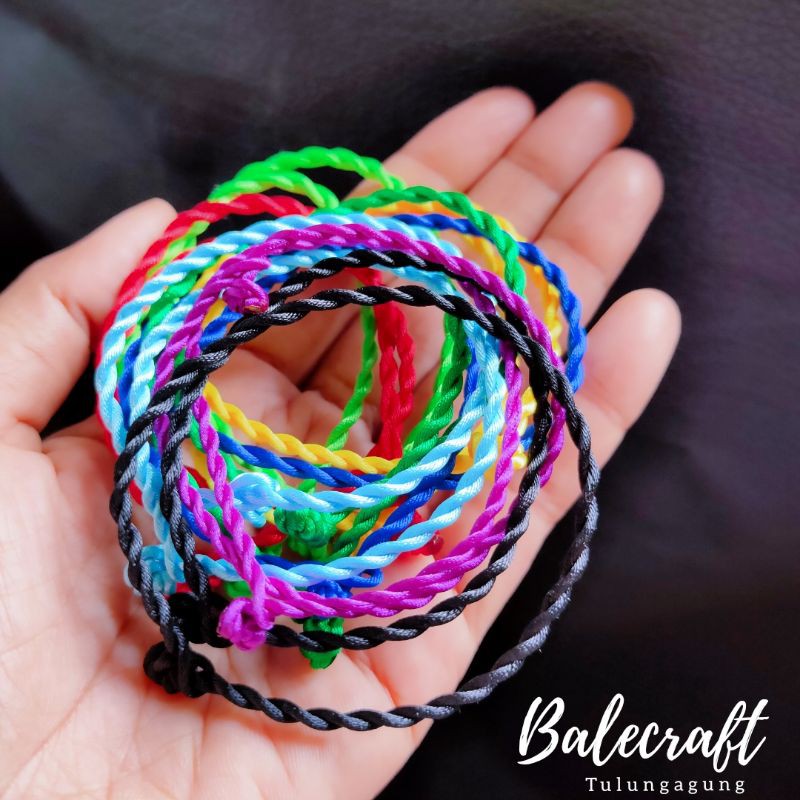 Gelang Hoki (Keberuntungan)Tali Satin Cina