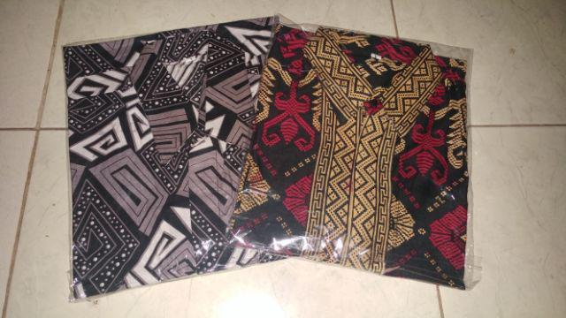 Kemeja Batik Pria Motif Liris Gede Coklat / Terbaru Baju Pria Size M L Xl Xxl Seragam Batik Terlaris