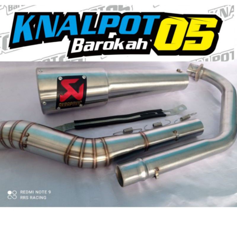 KNALPOT AKRAPOVIC R15V3 STENLIS,GL, CB150R FACELIFT