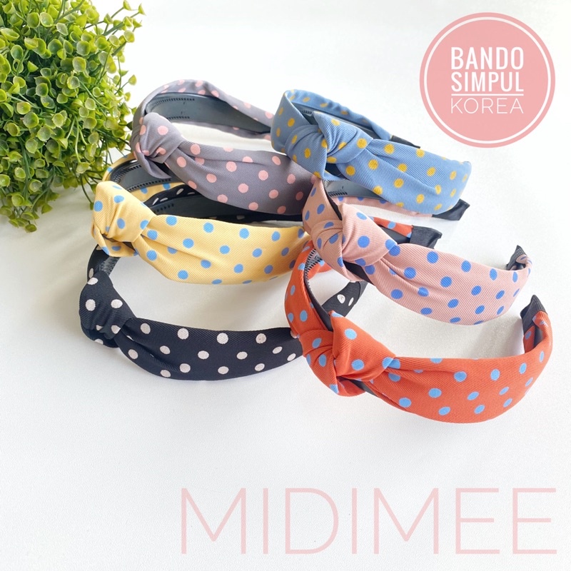 BANDO SIMPUL POLKADOT KOREA STYLE|BANDO SIMPUL POLKADOT|BANDO KOREA