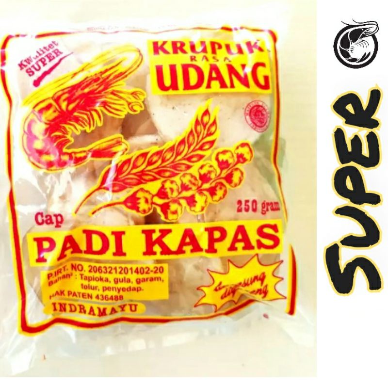 

Kerupuk Udang Cap Padi Kapas 250g / Kerupuk Udang Istimewa Khas Cirebon / Krupuk Udang Cap Padi Kapas 250g / Krupuk Udang Istimewa Khas Cirebon / kerupuk udang ny siok /kerupuk udang mentah ny siok