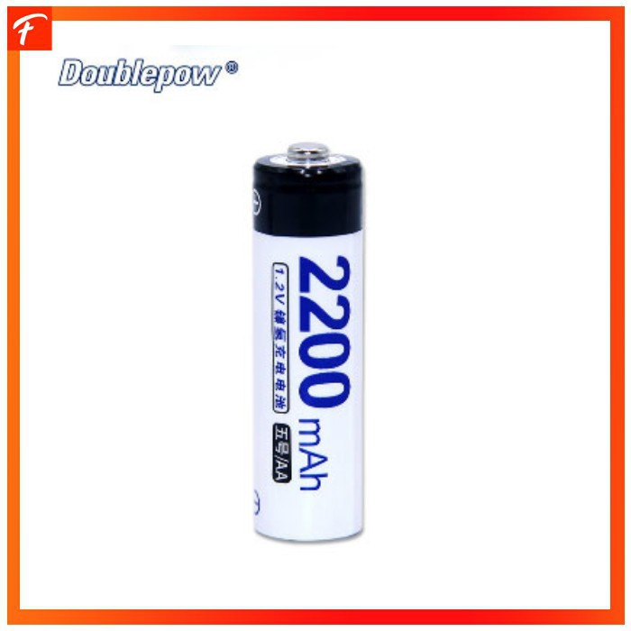 Grab Medan DOUBLEPOW Baterai Cas Ni-MH AA Rechargeable 1.2V 2200mAh 1300mAh 4 PCS DP-AA780