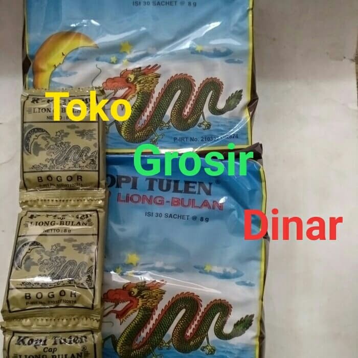 

Kopi Liong bulan hitam tanpa gula- 1pack isi 30 sachet