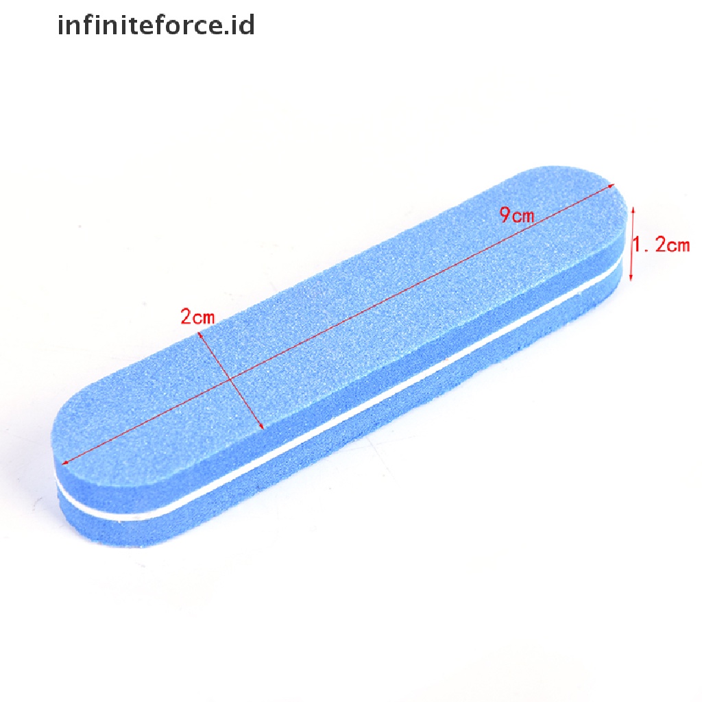 Infiniteforce.id 10pcs / Set Spons Buffer Kuku Untuk Nail Art