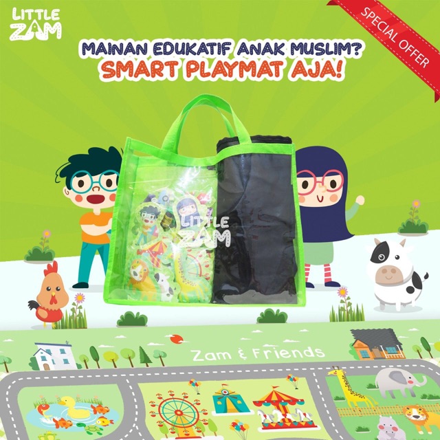 READY smart playmat mainan  edukasi  balita batuta islami  