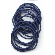 Ikat Rambut Korea I Can Swim isi 100 pcs Warna Warni DAPET POUCH-BLUE