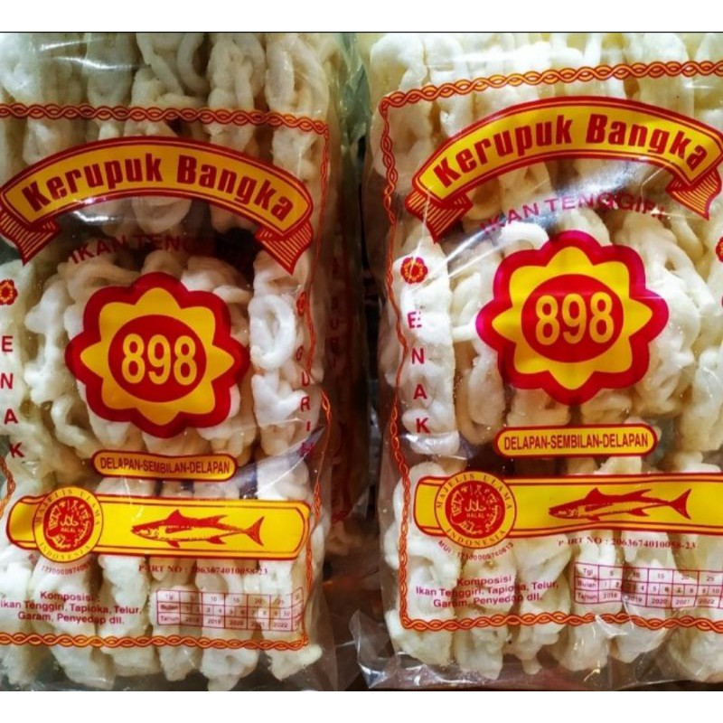 SALE Kemplang / Kerupuk Bangka Ikan Tenggiri 898 Isi 18