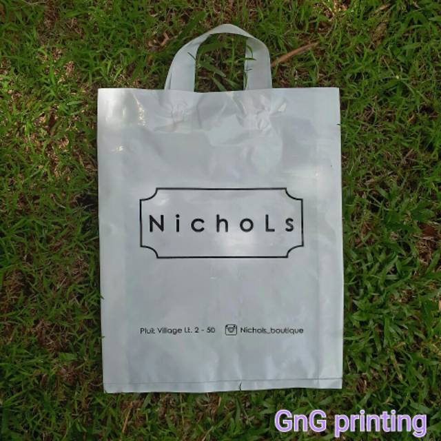 

1000pcs - Plastik Sablon Bahan PE 30x38 Tali, Plastik Baju,Sablon Plastik,Plastik Print, 1000pcs