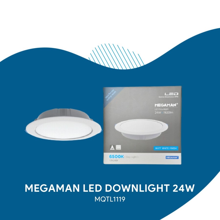 LAMPU LED DOWNLIGHT MEGAMAN 24W 6500K MQTL1119