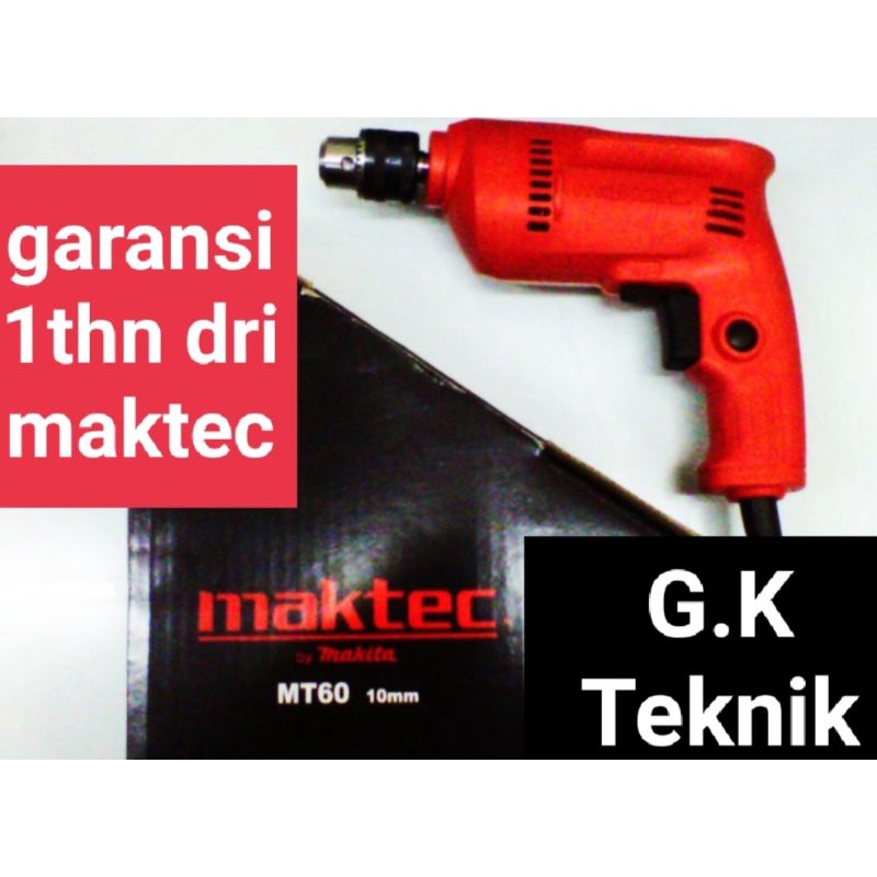 bor tangan maktec 10mm MT60 ori garansi resmi maktec 1thn