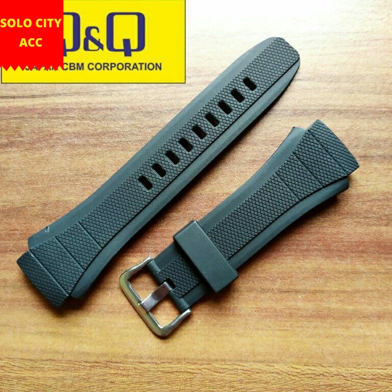 Strap Tali Jam Tangan QQ M-145 M145 QNQ M145 M-145 Q&Q M145 M-145 HITAM