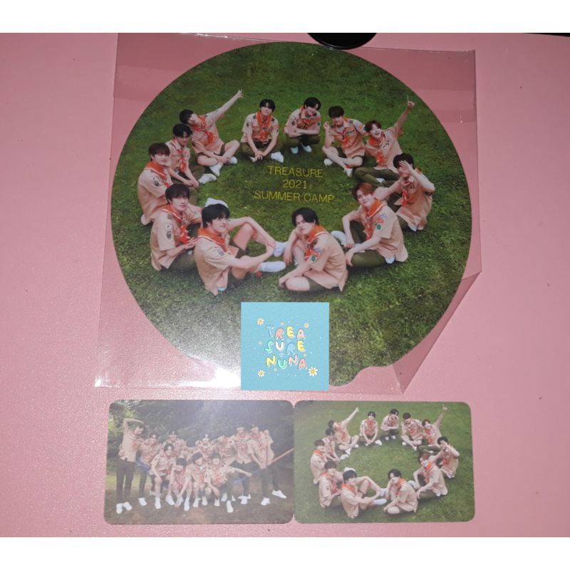[Official] Treasure Summer Camp Handfan + 2 POB PC grup