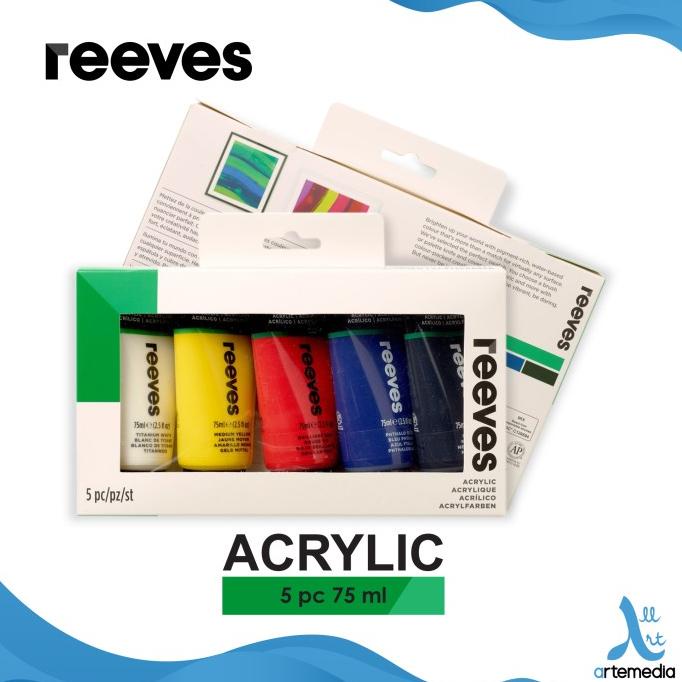 

Cat Akrilik Reeves 5X75Ml Acrylic Color Paint Set