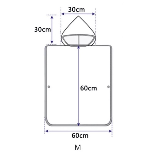 Baju handuk anak / handuk renang / handuk poncho anak