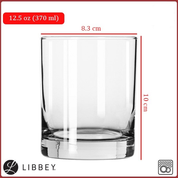Lexington Double old fashioned/ Whiskey Glass/ Beer Glass 370ml - LIBBEY 2339
