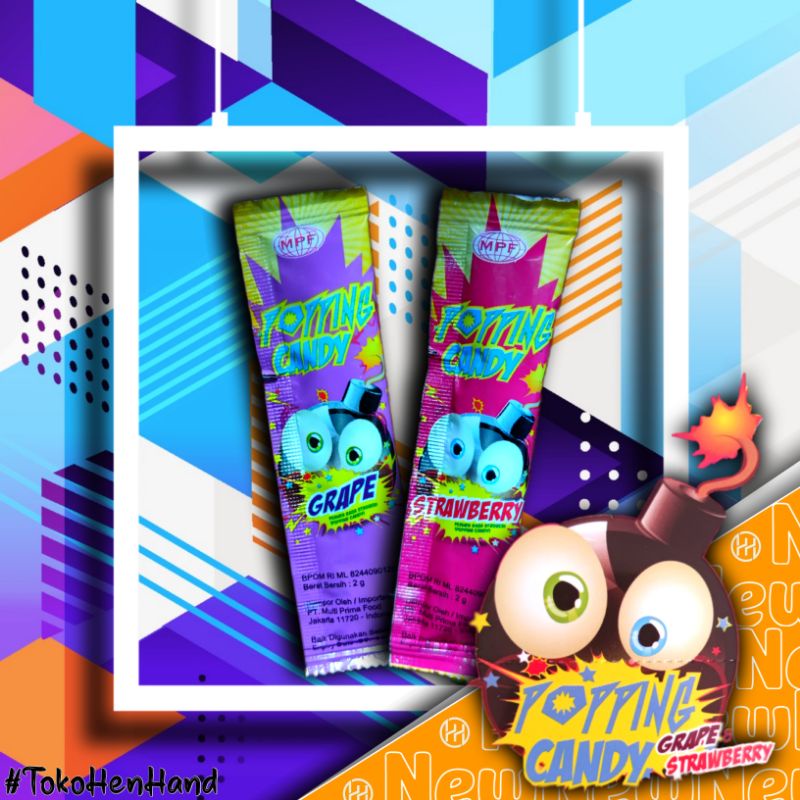 

Permen Popping Candy Pletak Pletok Anggur dan Stroberi Per 1 Sachet