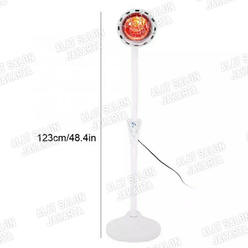 LAMPU INFRARED LAMPU INFRA MERAH INFRARED LAMP THERAPHY 275WATT ALAT TERAPI INFRARED STANDING LAMP