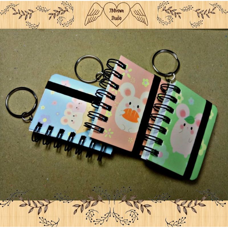 

Memo/notebook mini hamster with band