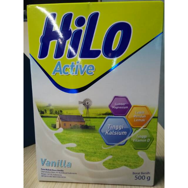 

Hilo Active Vanilla 250gram
