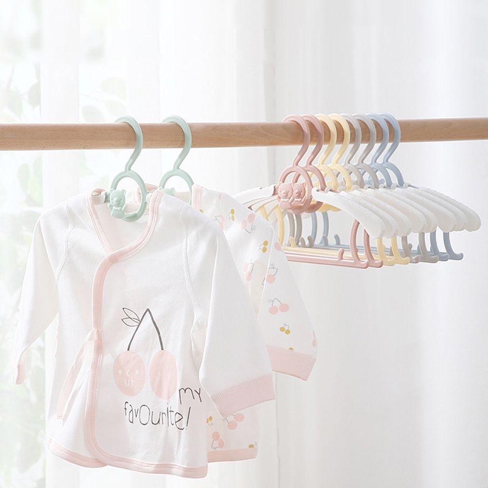 Solighter 5Pcs/set Gantungan Baju Anak Bermanfaat Rak Penyimpanan Lemari Multi Fungsi Rak Yang Dapat Disesuaikan