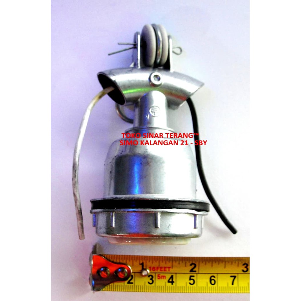 Fitting Gantung Lampu MERKURI E40 BESAR I Fiting Rumah Lampu Besi Keramik Jalan Gudang