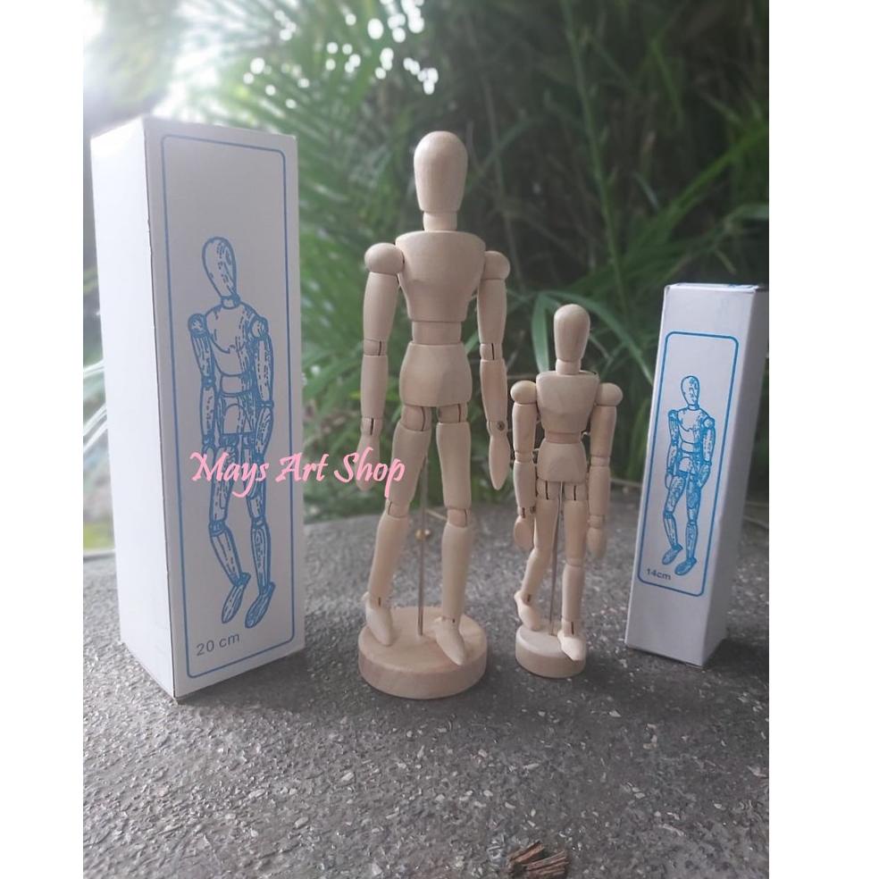 

¢ Manekin Kayu V-TEC 20 cm / Wooden Mannequin 14 cm / Manikin 20cm atau 14cm VTEC ↴