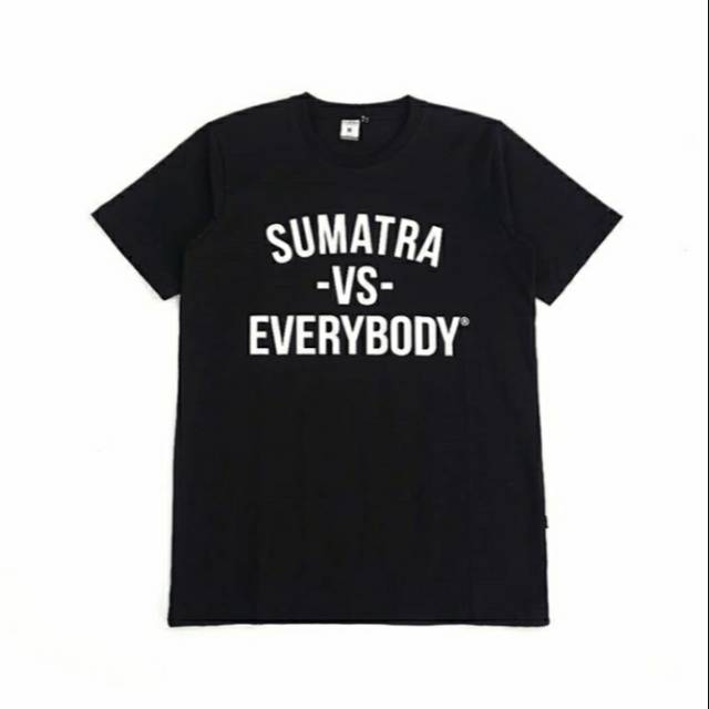 t shiert sumatra vs everybody full black x white