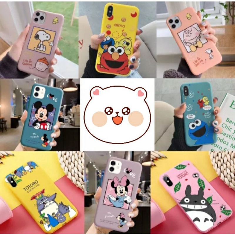 Case Hp Samsung Softcase Handphone J4 J6 PLUS A20S A21S A51 M21 M30S Jelly Soft Case Karakter Snoopy