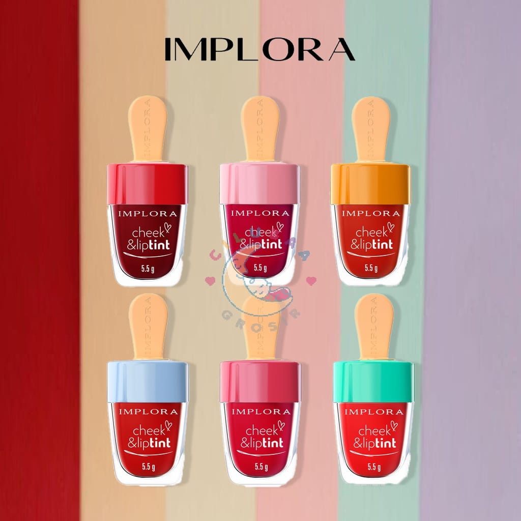 COD TERMURAH Implora Cheek &amp; Lip Tint dan jelly tint Liptint Original