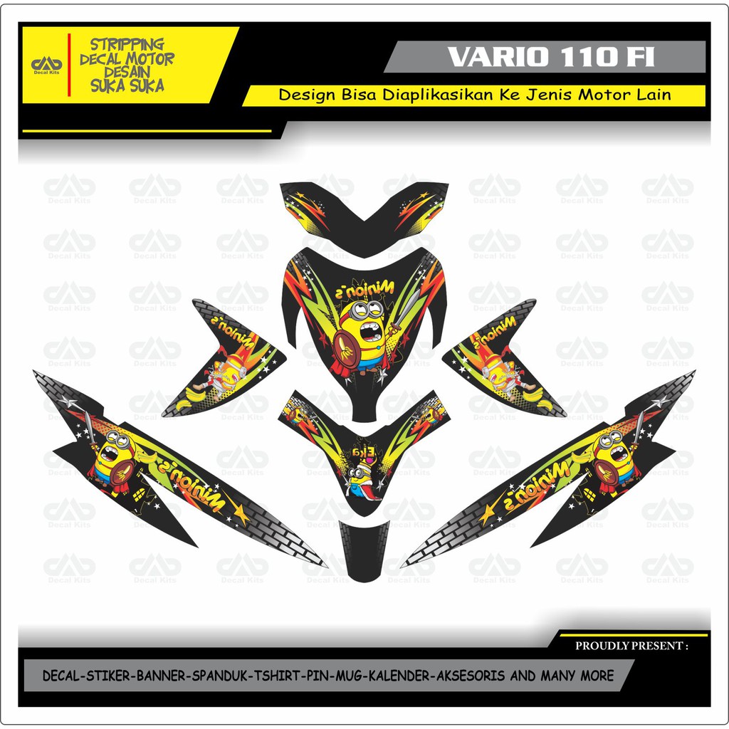  Stiker  Motor  Vario  110  Fi motorcyclepict co